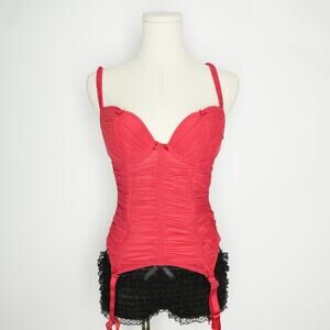 Chantal thomass corset blokette red